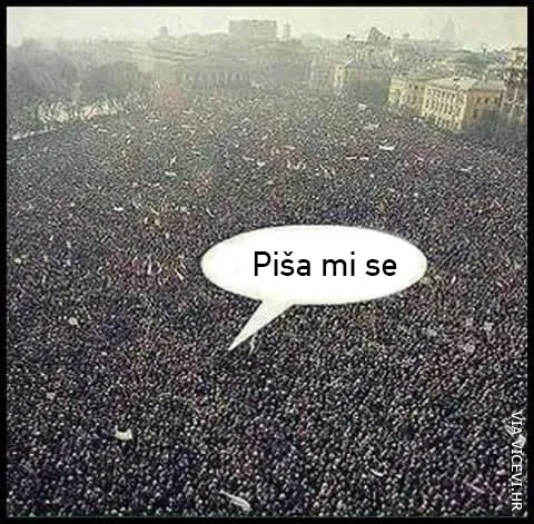 Trebaš na WC, a gužva oko tebe