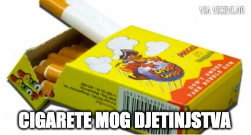 Cigarete mog djetinjstva