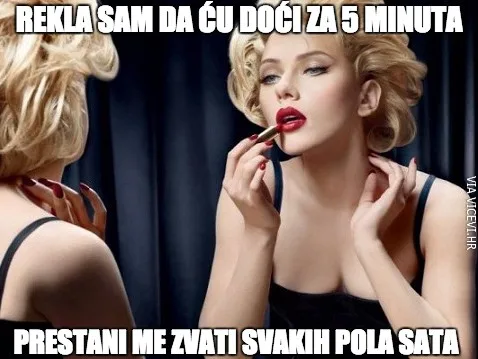 Gotova sam za 5 minuta