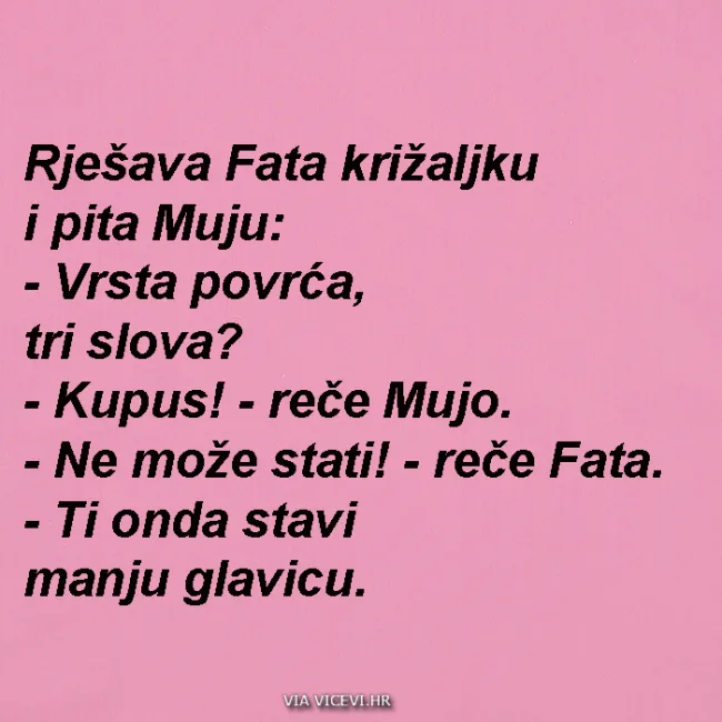 Povrće, tri slova?