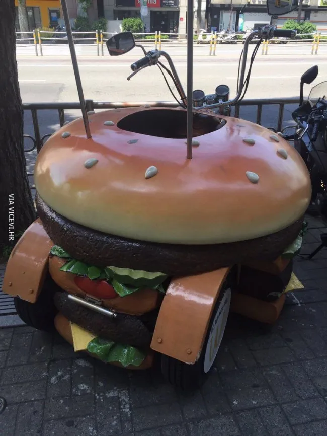 Ne treba ti dozvola da bi vozio hamburger