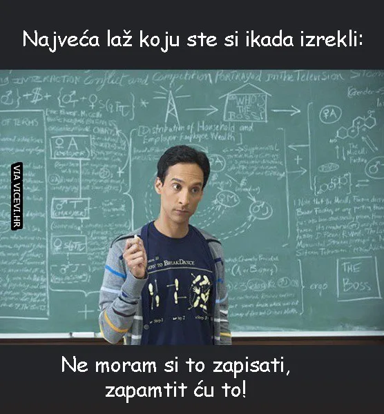 I tako sve od osnovne škole do doktorata