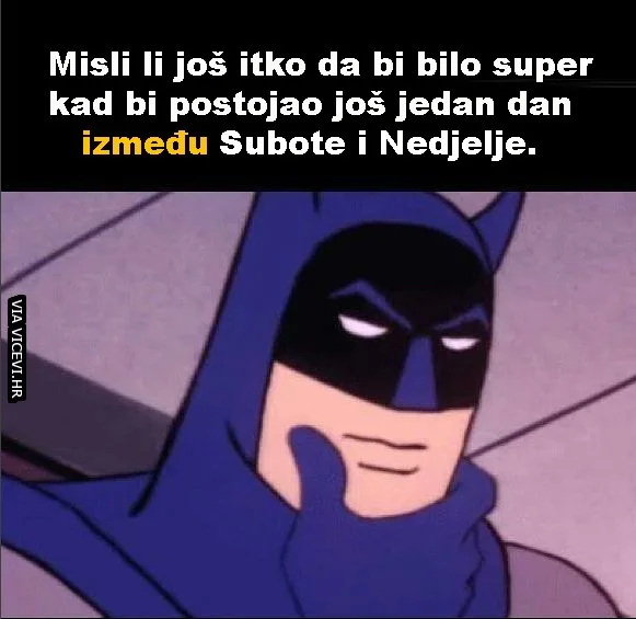 Mislite li isto što i ja