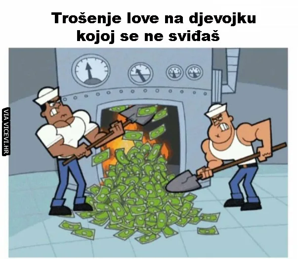 Trošenje love na djevojku kojoj se ne sviđaš