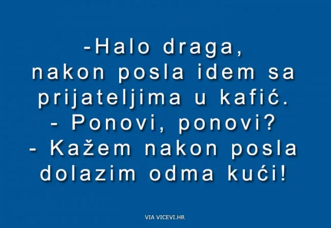 Što nakon posla?